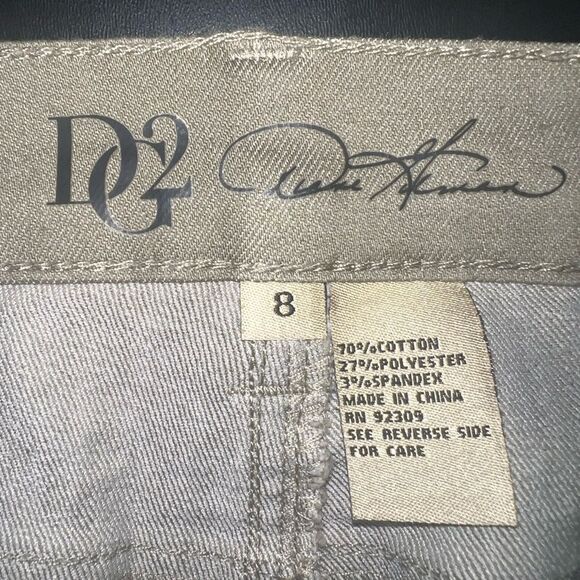 DG2 Diane Gilman Leopard Print Skinny Jeans Size 8 EUC - Picture 5 of 9